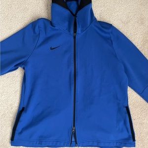 Nike , blue, dri fit hoodie , 3x , full zip , pockets